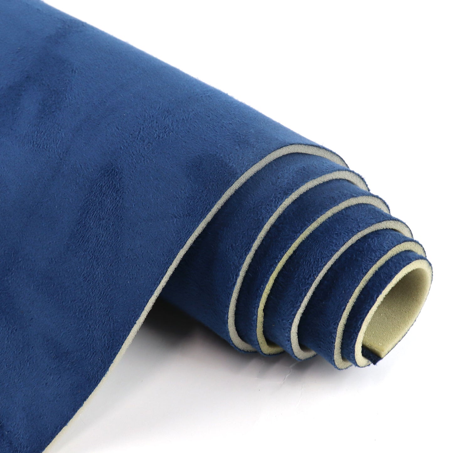 Micro-Suede Headliner Fabric - Foam Backed Roof Repair Material for DIY Automotive & Marine Interiors (Navy)