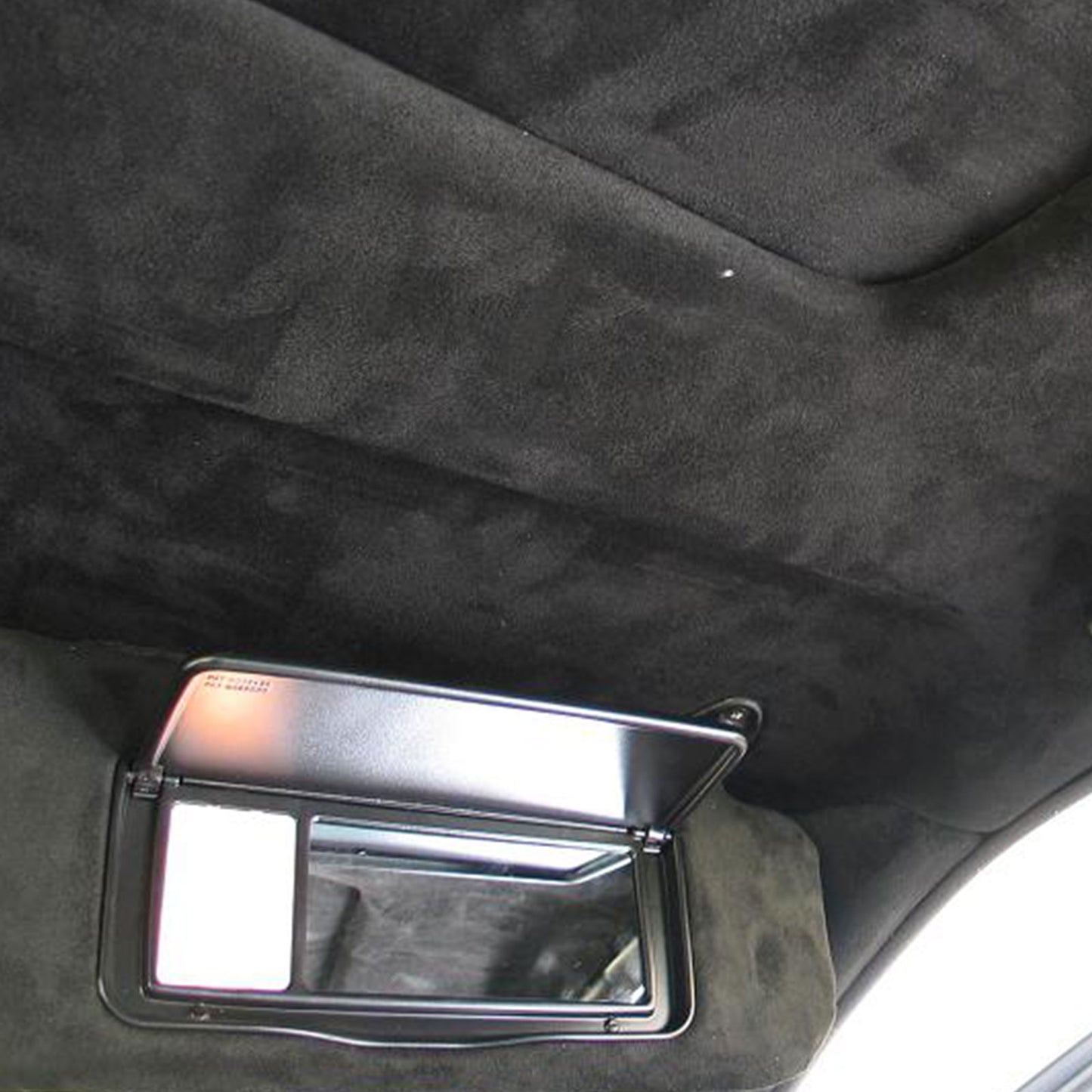Micro-Suede Headliner Fabric - Foam Backed Roof Repair Material for DIY Automotive & Marine Interiors (Black)