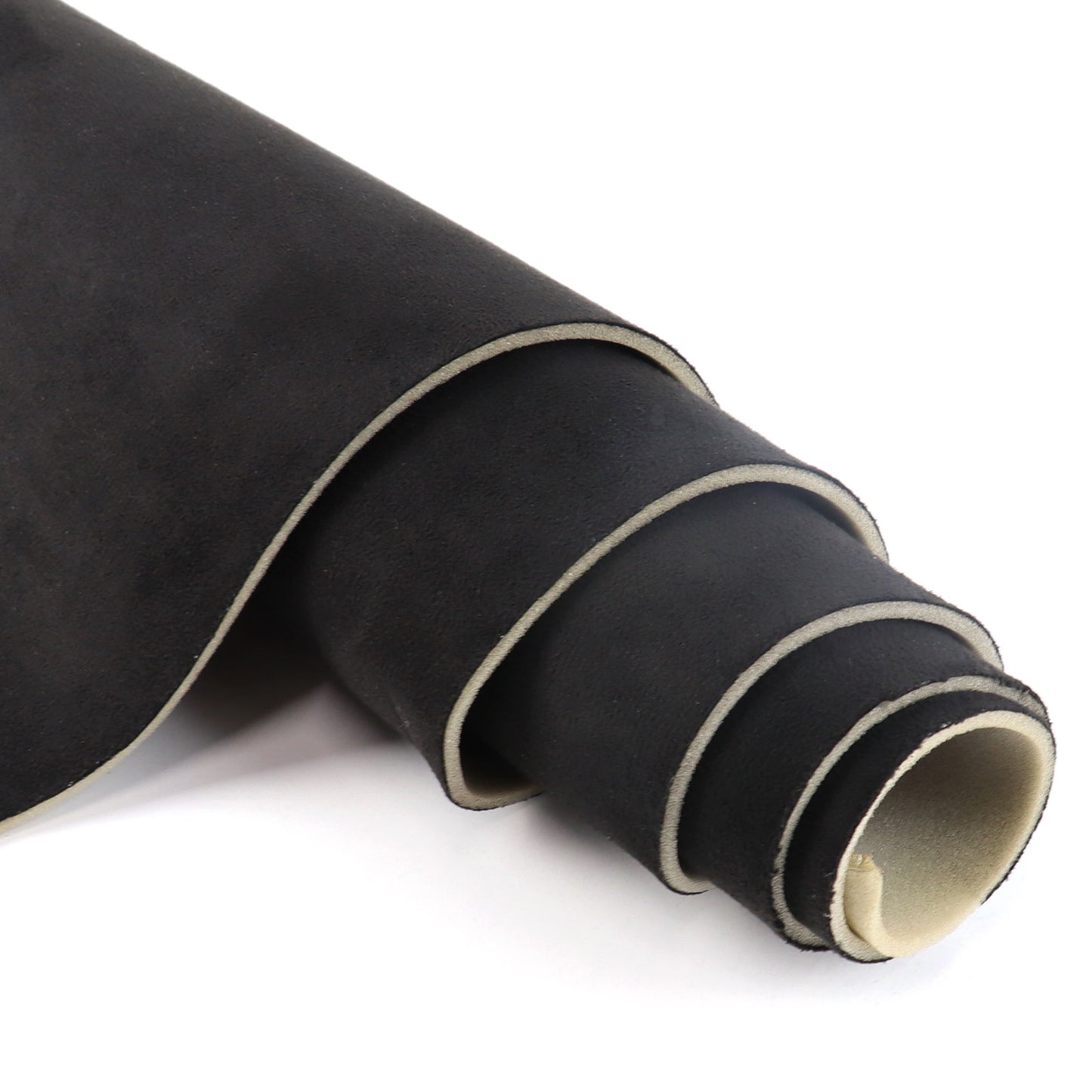 Micro-Suede Headliner Fabric - Foam Backed Roof Repair Material for DIY Automotive & Marine Interiors (Black)