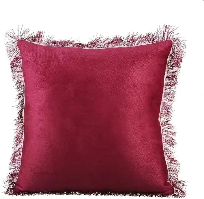 Suede Fabric by The Yard - Soft Ventilation Synthetic Suede Fabric(Double Side) for Car Headliner, Cushion, Boats, Home Décor&DIY 60inch Wide - Red