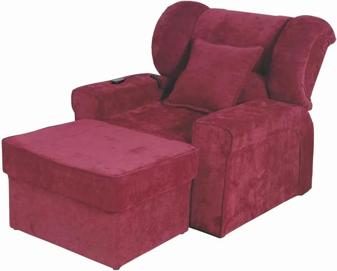 Suede Fabric by The Yard - Soft Ventilation Synthetic Suede Fabric(Double Side) for Car Headliner, Cushion, Boats, Home Décor&DIY 60inch Wide - Red