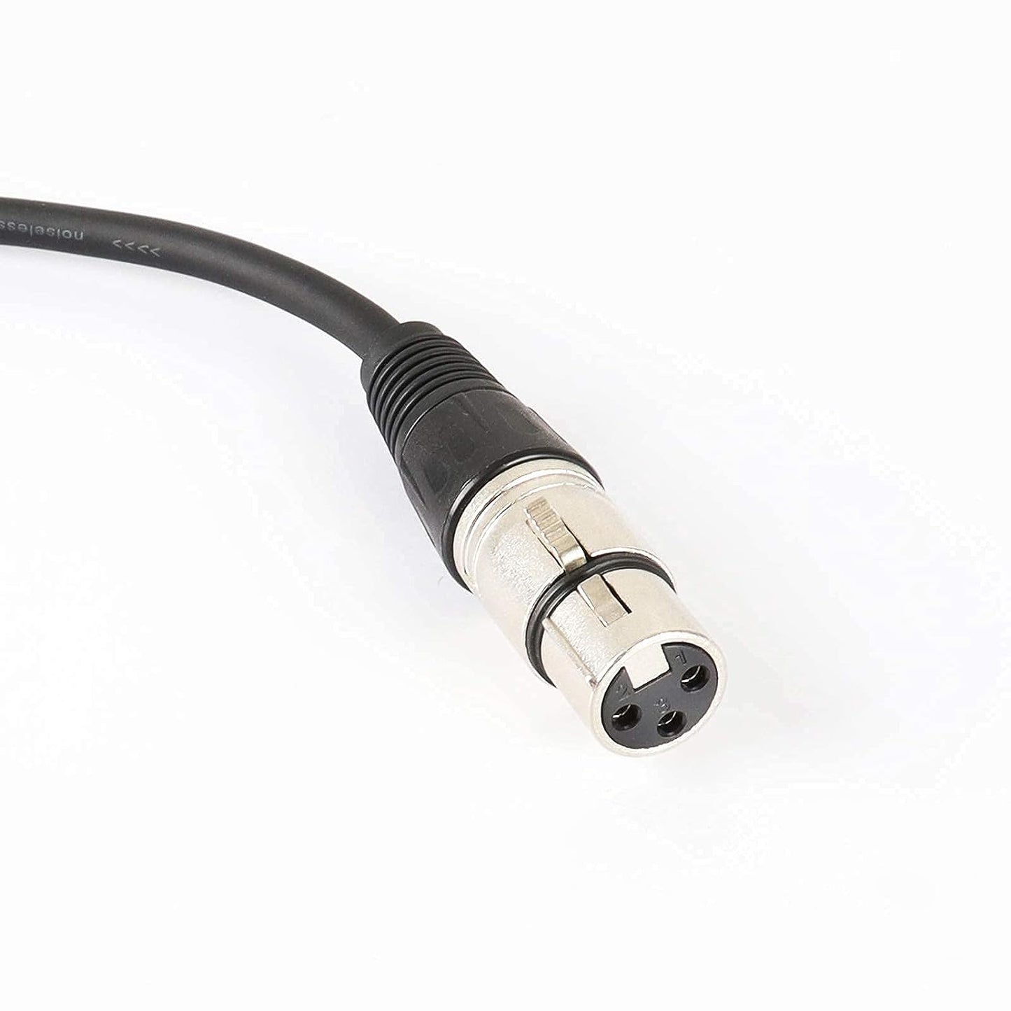 10 Feet SpeakOn Male to XLR Female Cable - Pro Full Shield Stage 3 Pole Mic Connection Wire 10FT - Microphone Audio Jack Speak-On Plug to 3 Pin XLR Wiring with Twist Lock