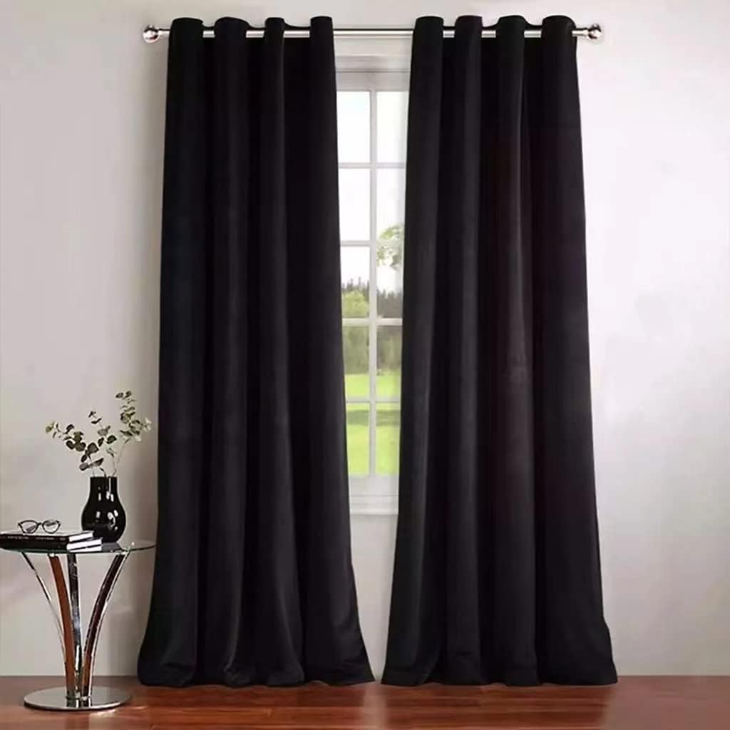 Suede Fabric by The Yard 60"W Soft Ventilation Material Polyester Synthetic Suede Fabric(Double Side) for Car Headliner, Cushion, Boats, Home Décor&DIY - Black