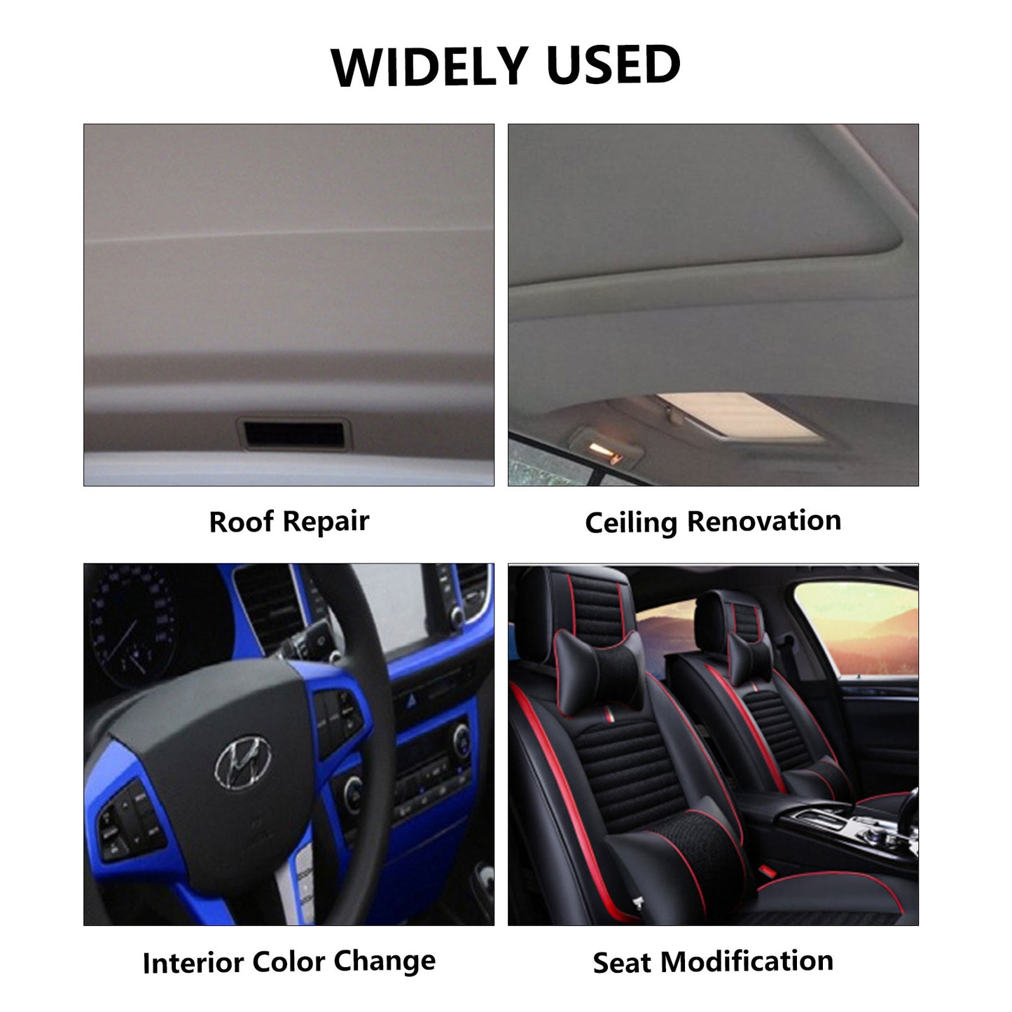 Micro-Suede Headliner Fabric - Foam Backed Roof Repair Material for DIY Automotive & Marine Interiors (Wine Red)