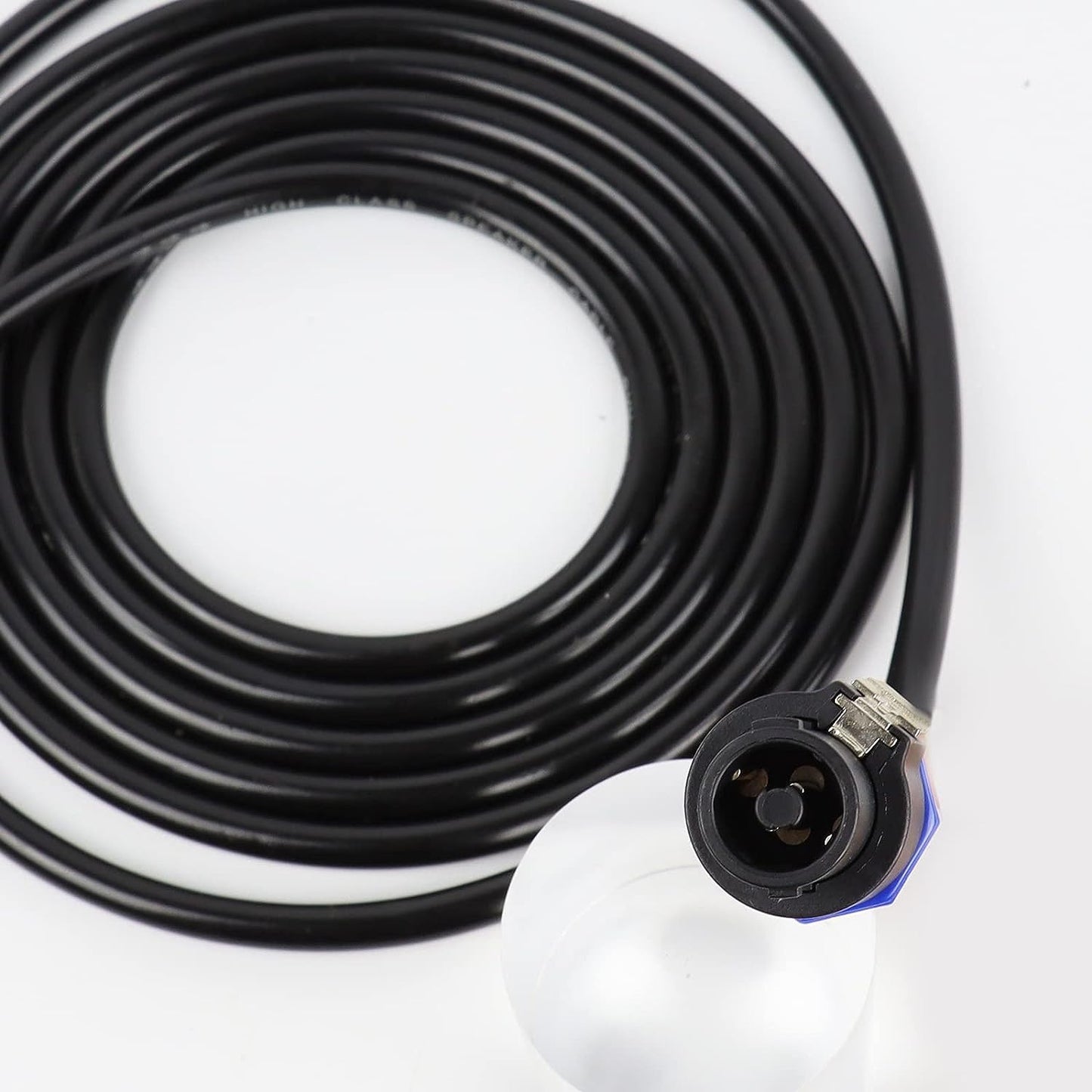 10 Feet SpeakOn Male to XLR Female Cable - Pro Full Shield Stage 3 Pole Mic Connection Wire 10FT - Microphone Audio Jack Speak-On Plug to 3 Pin XLR Wiring with Twist Lock