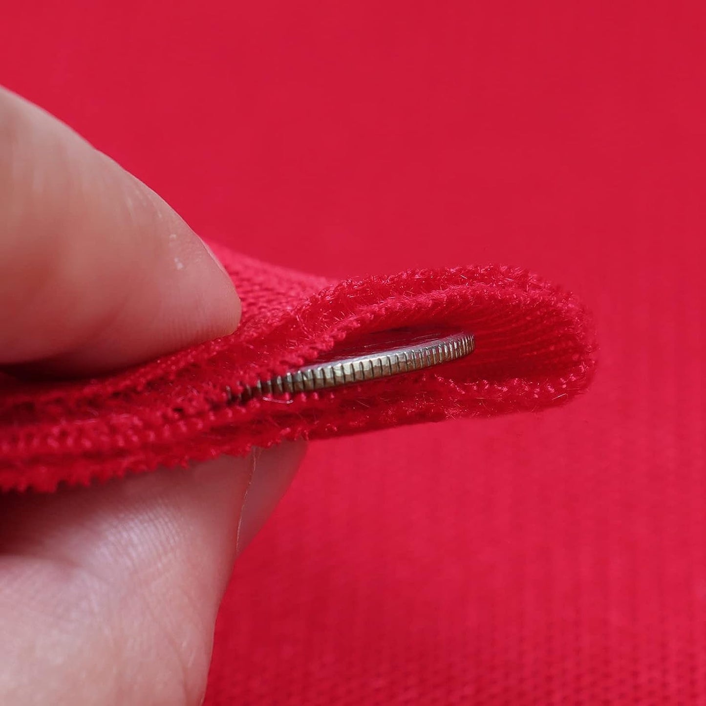 Breathable 3D Air Mesh Fabric,Light 3 Layers Sandwich Spacer Mesh Fabric, Apply to DIY Craft,Upholstery,Home Applications, Chair,Bags,Clothes,Shoes, Lining, 1yard/36"x56",Sold by The Yard (Red)