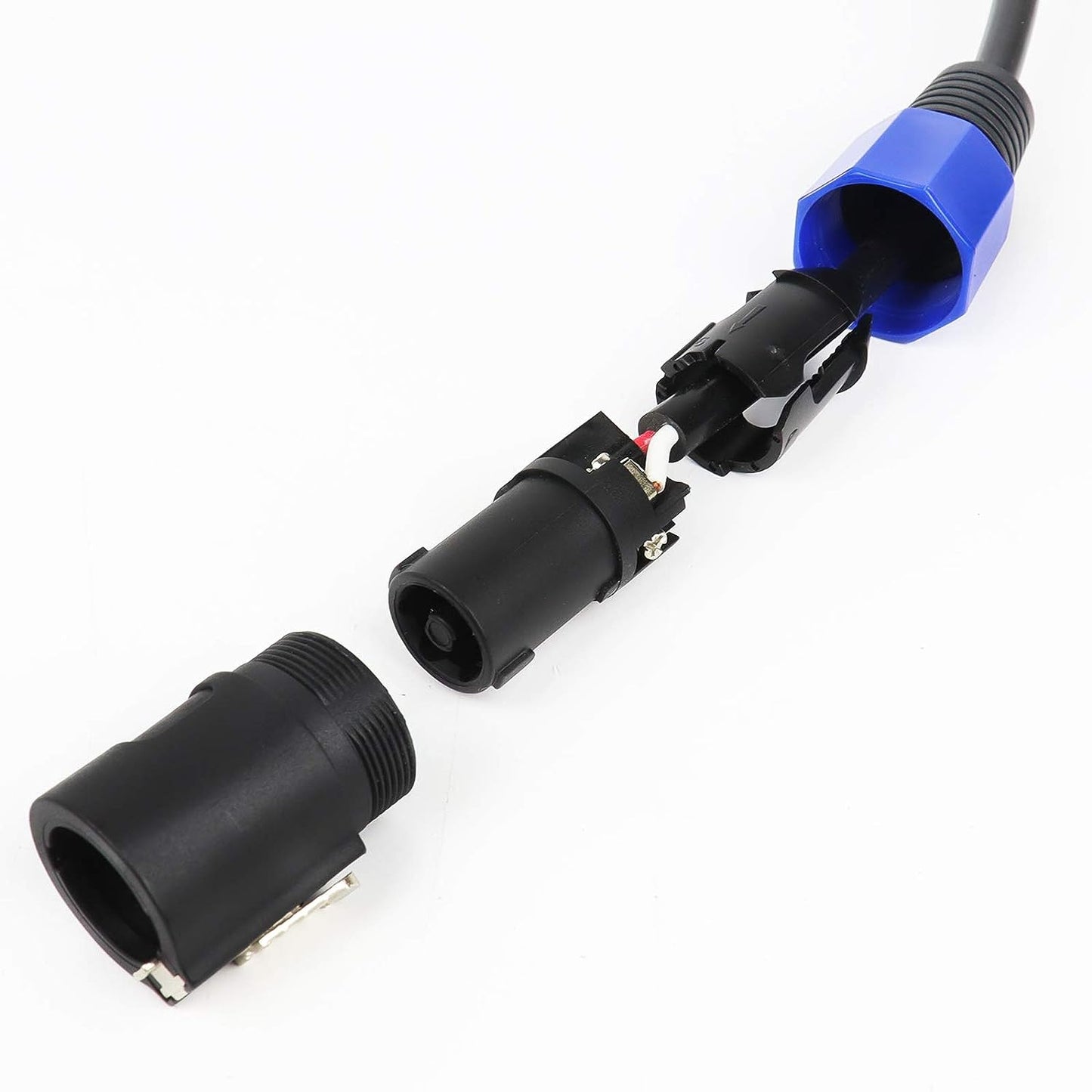 10 Feet SpeakOn Male to XLR Female Cable - Pro Full Shield Stage 3 Pole Mic Connection Wire 10FT - Microphone Audio Jack Speak-On Plug to 3 Pin XLR Wiring with Twist Lock