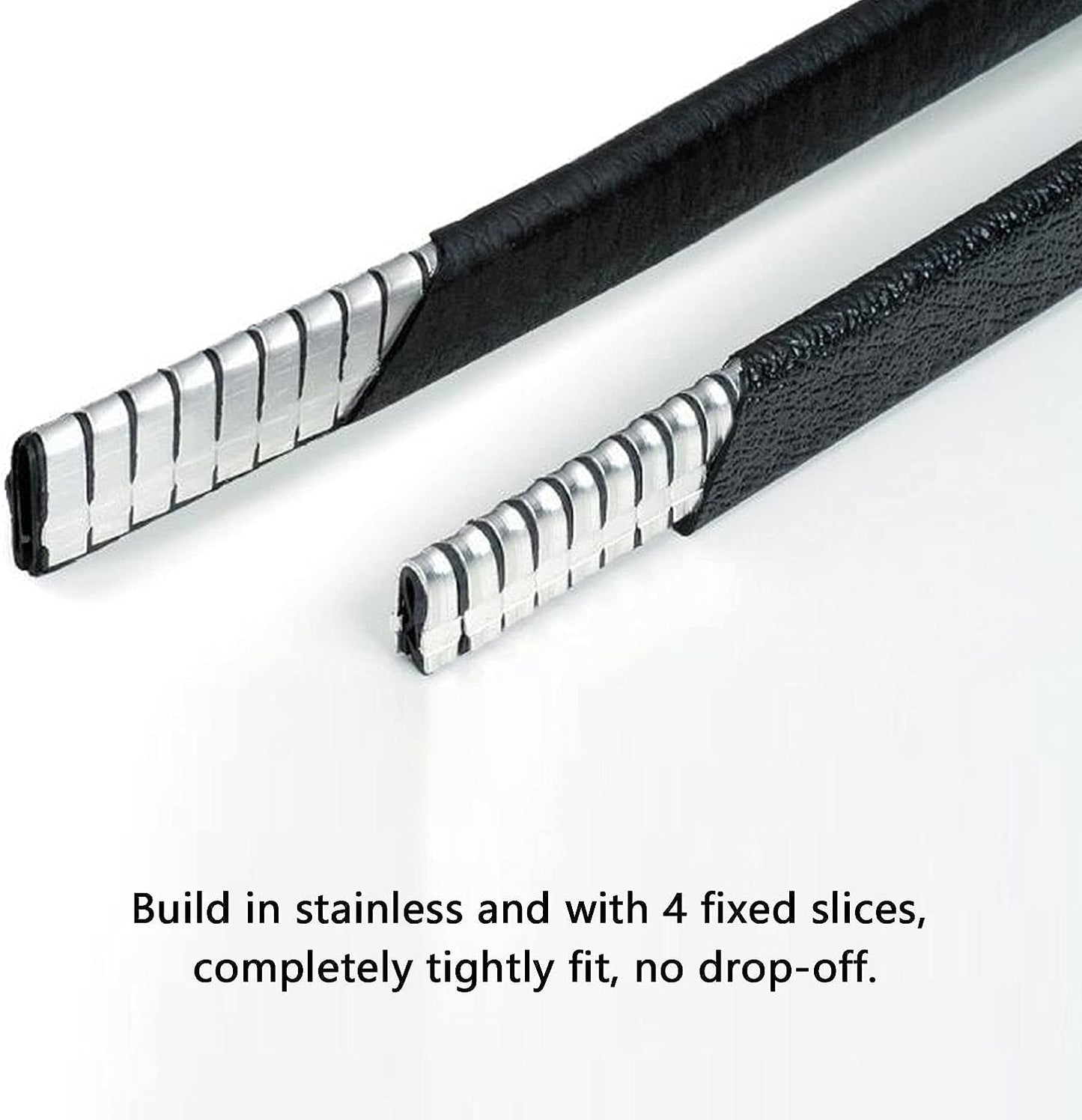 3/8"x 1/2"-U Shape Seal Edge Strip Trim with Metal-Fit Gap 3/64"to 1/4"-PVC Material-Strong but Flexible-Protector Cars,RVs,Trucks Door and Home Applications-Easy to Install-Black #04