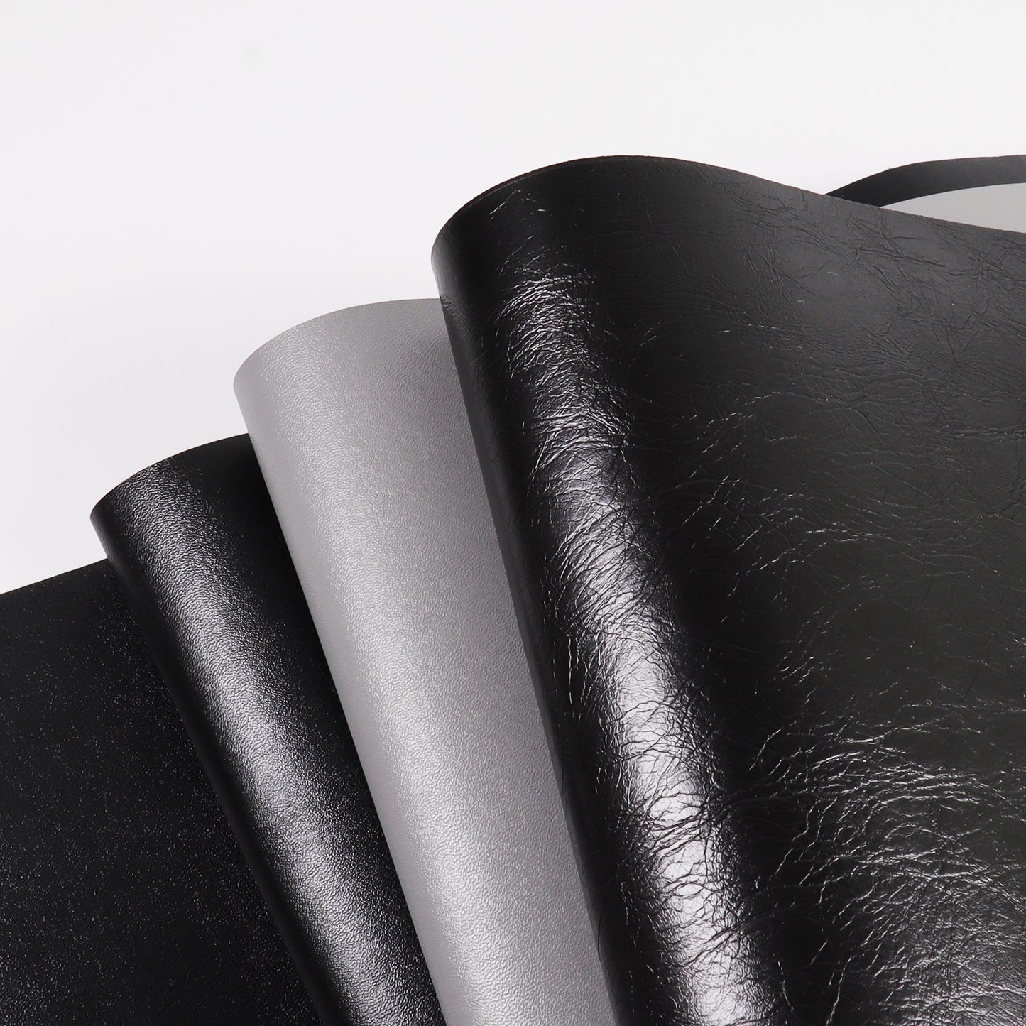 Foam Backed Vinyl Fabric - 54" Wide Waterproof Soft Marine Vinyl Leather Headliner Fabric with Foam Backing Material Replacement/Repair for Automotive, Home, RV Headliner, Furniture Headboards - Gray