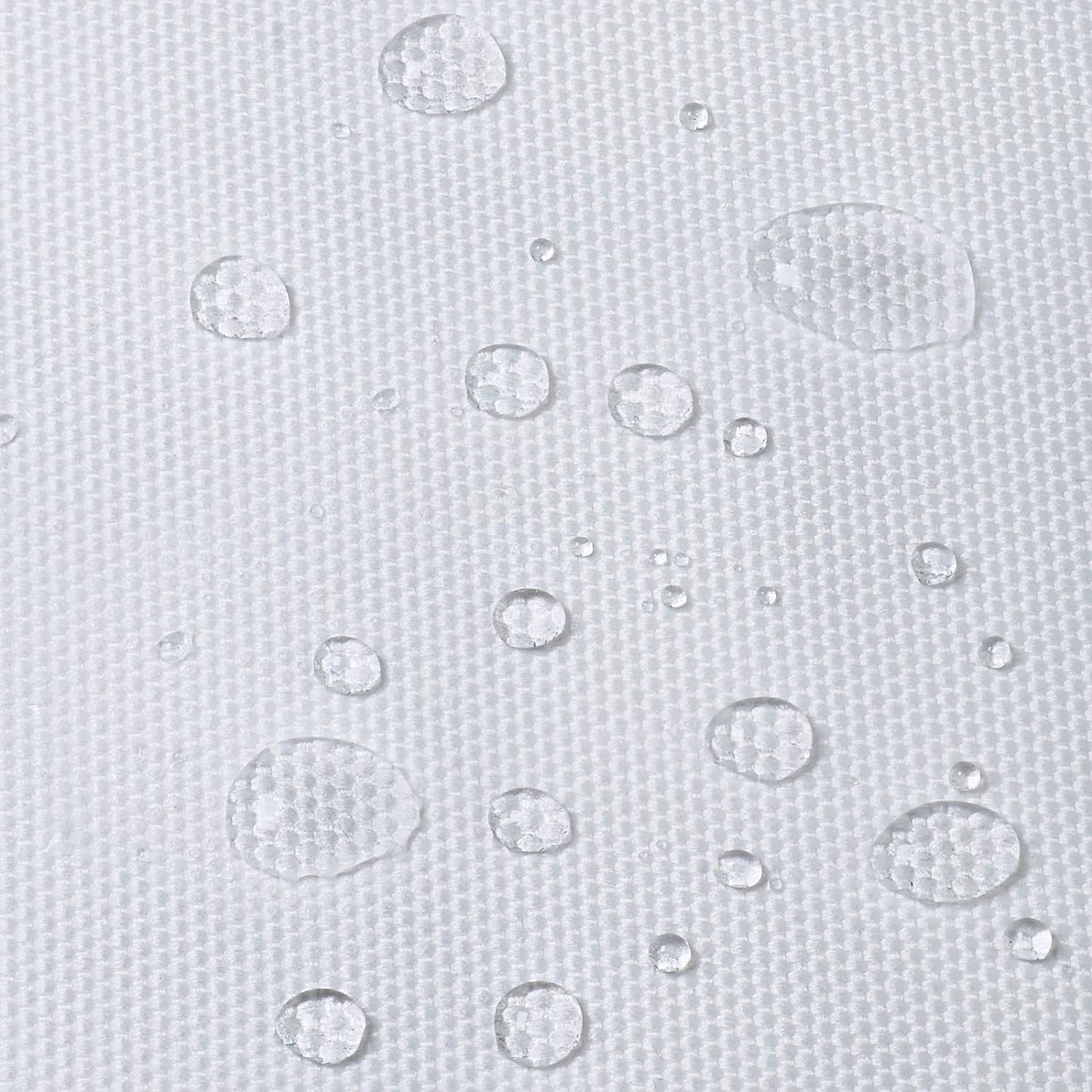 Waterproof PU Backing Canvas Fabric, Soft 1680 Denier Heavy Duty Canvas Cordura Fabric for Outdoor/Indoor, DIY Craft, Awning, Marine, Tent, Bags, Upholstery, 60"Wide, Sold by The Yard(White