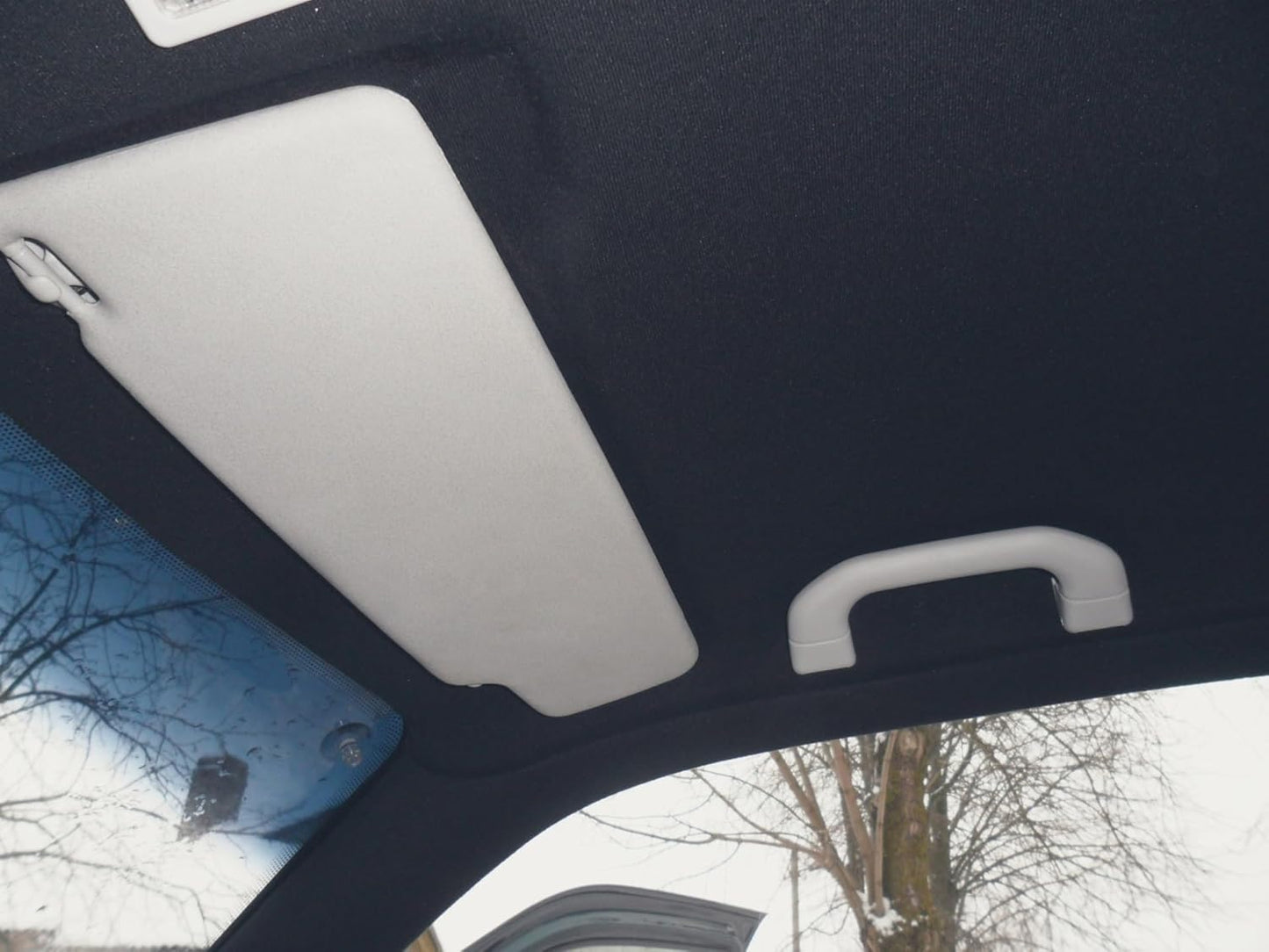 Automotive Headliner Fabric with Foam Backing - 60" Wide 3mm Thick for Car Roof & RV Upholstery Replacement Black