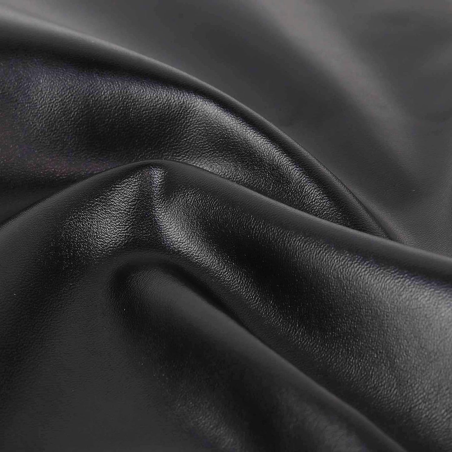 Faux PU Leather Vintage Car Boat Interiors Seat Cover Repair Craft Sewing Black by the Yard