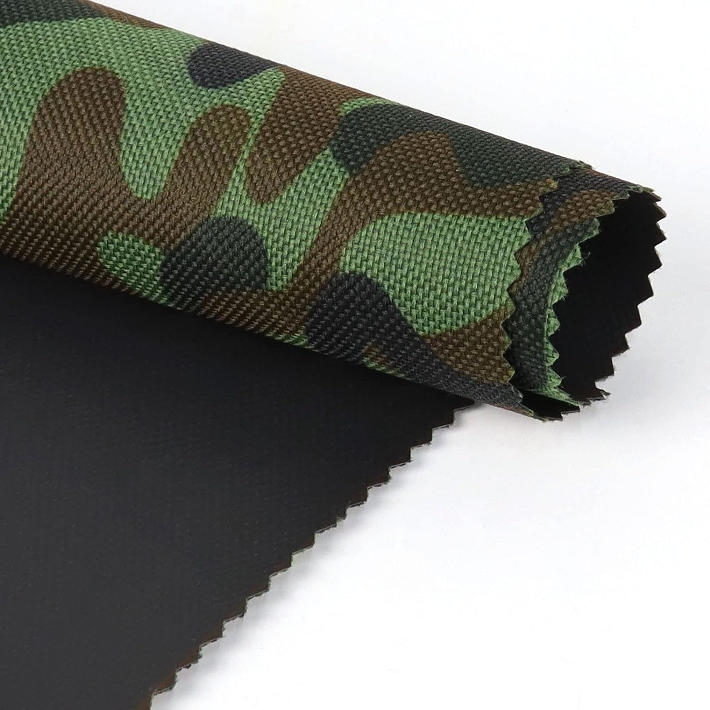Waterproof Camouflage Canvas Fabric 600Denier Marine Water-Resistant Cordura Material Use for Outdoor/Indoor Cushion Bag Craft Home Decor Boat 60" Wide - Camo-Forest