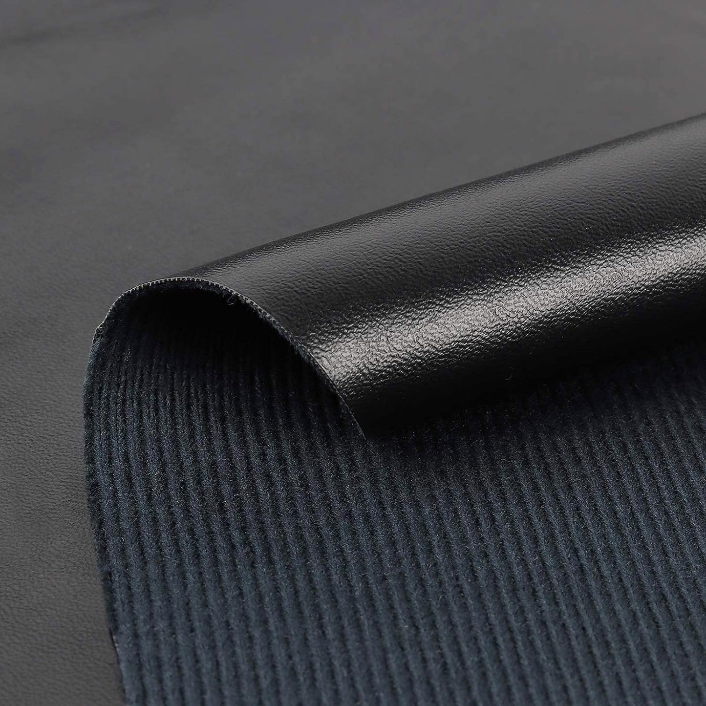 Faux PU Leather Vintage Car Boat Interiors Seat Cover Repair Craft Sewing Black by the Yard