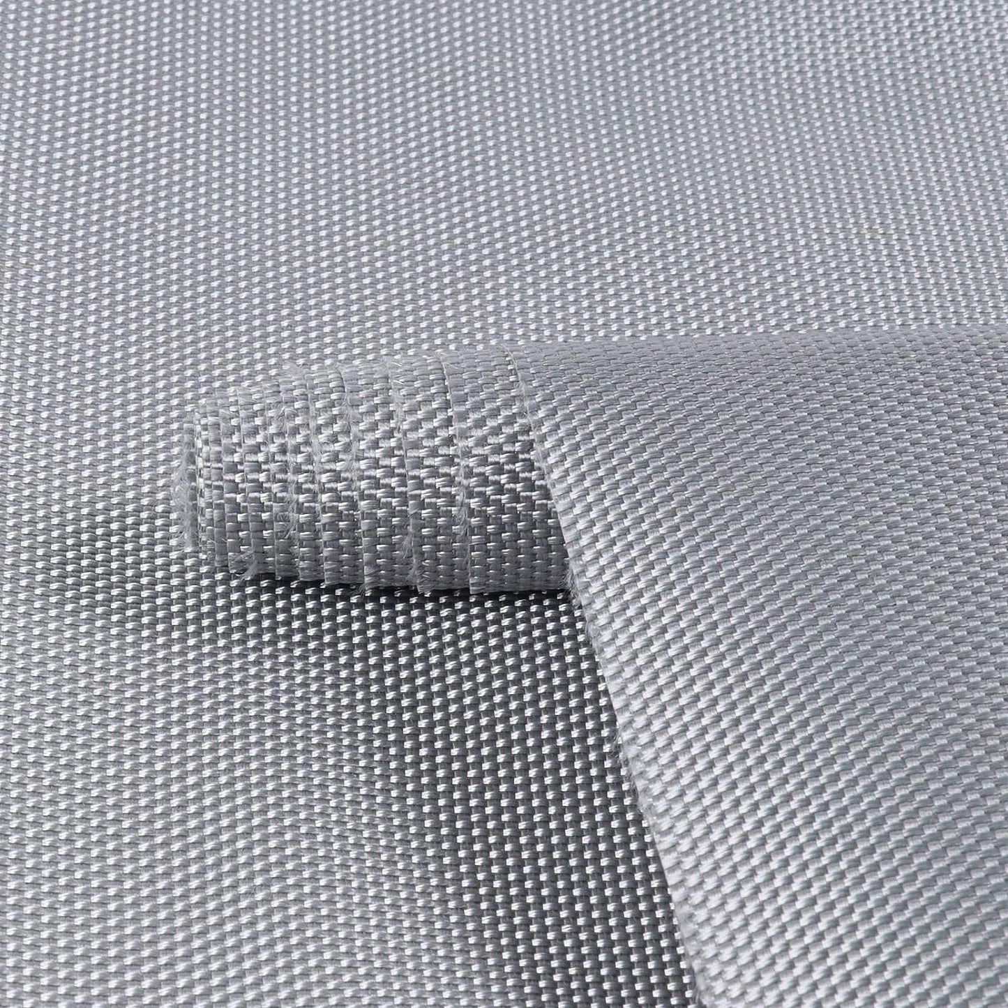 Waterproof Canvas Fabric 1680Denier - 60"W Heavy Duty Marine Awning Fabric(PVC Coated) Water-Resistant Cordura Material for Outdoor/Indoor Boat Tent Cushion Covering 60" Wide (Silver)