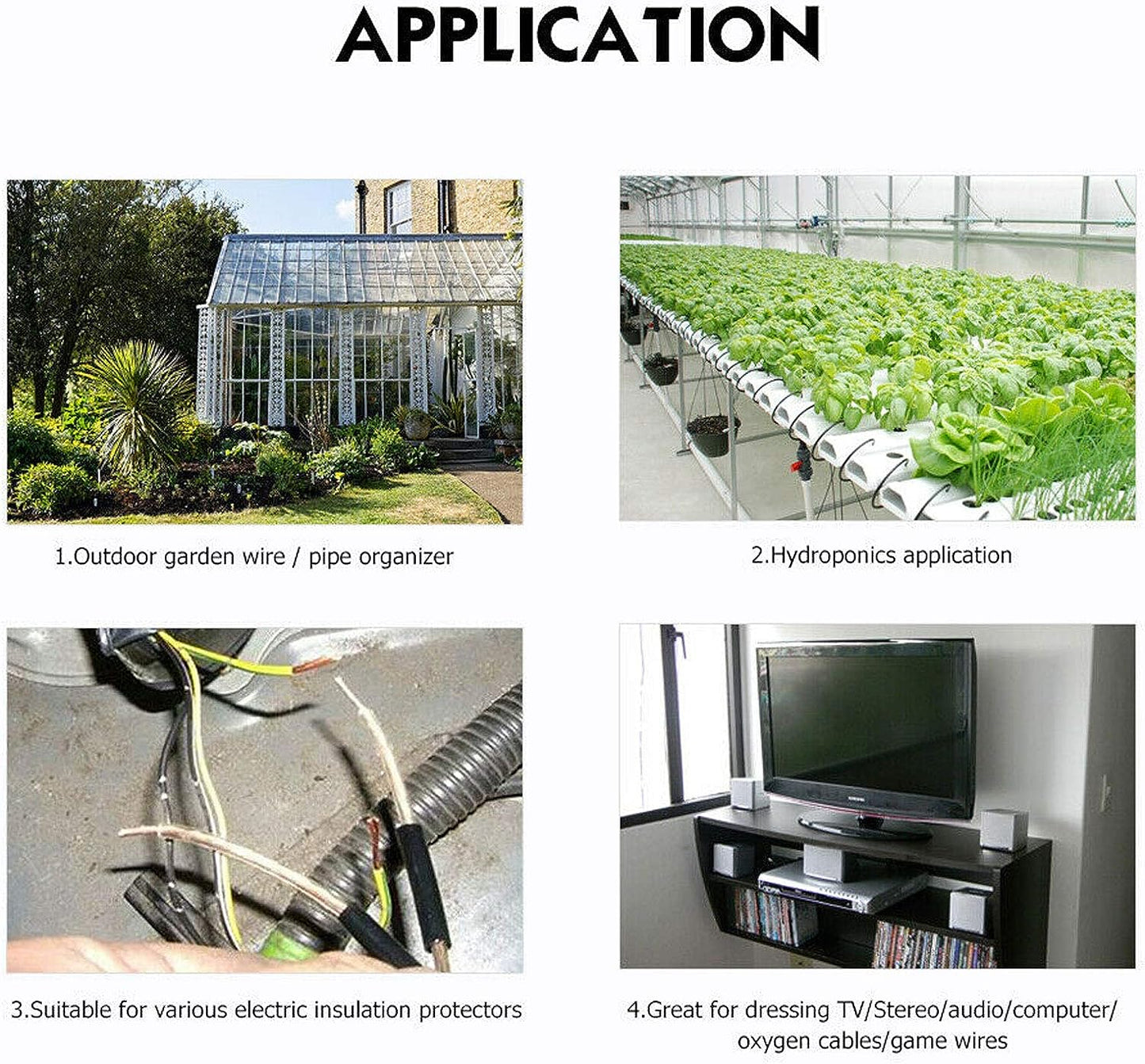 Wiring Loom Split Wire Cable Sleeve Flex Tubing Wire Wrap Corrugated Conduit Lot