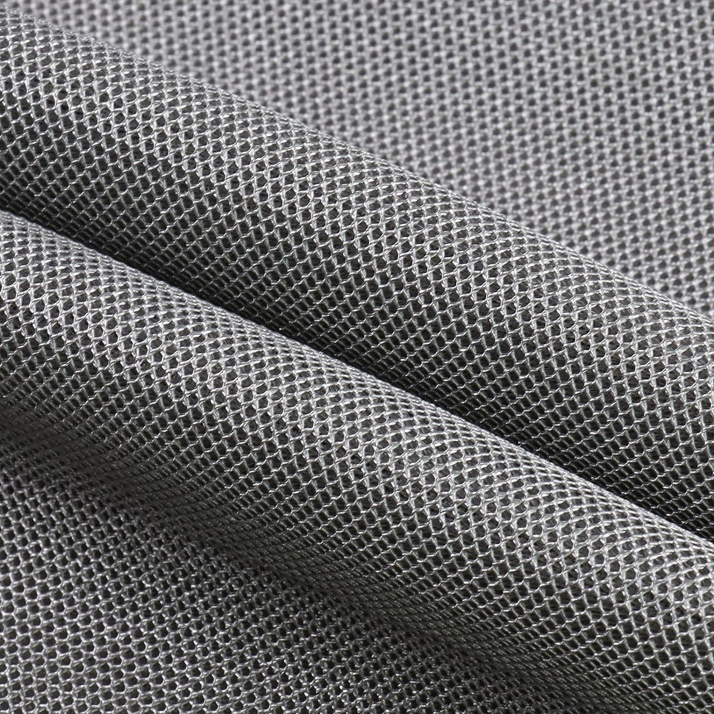 Breathable 3D Air Mesh Fabric,Light 3 Layers Sandwich Spacer Mesh Fabric, Apply to DIY Craft,Upholstery,Home Applications, Chair,Bags,Clothes,Shoes, Lining, 1yard/36"x56",Sold by The Yard (Gray)