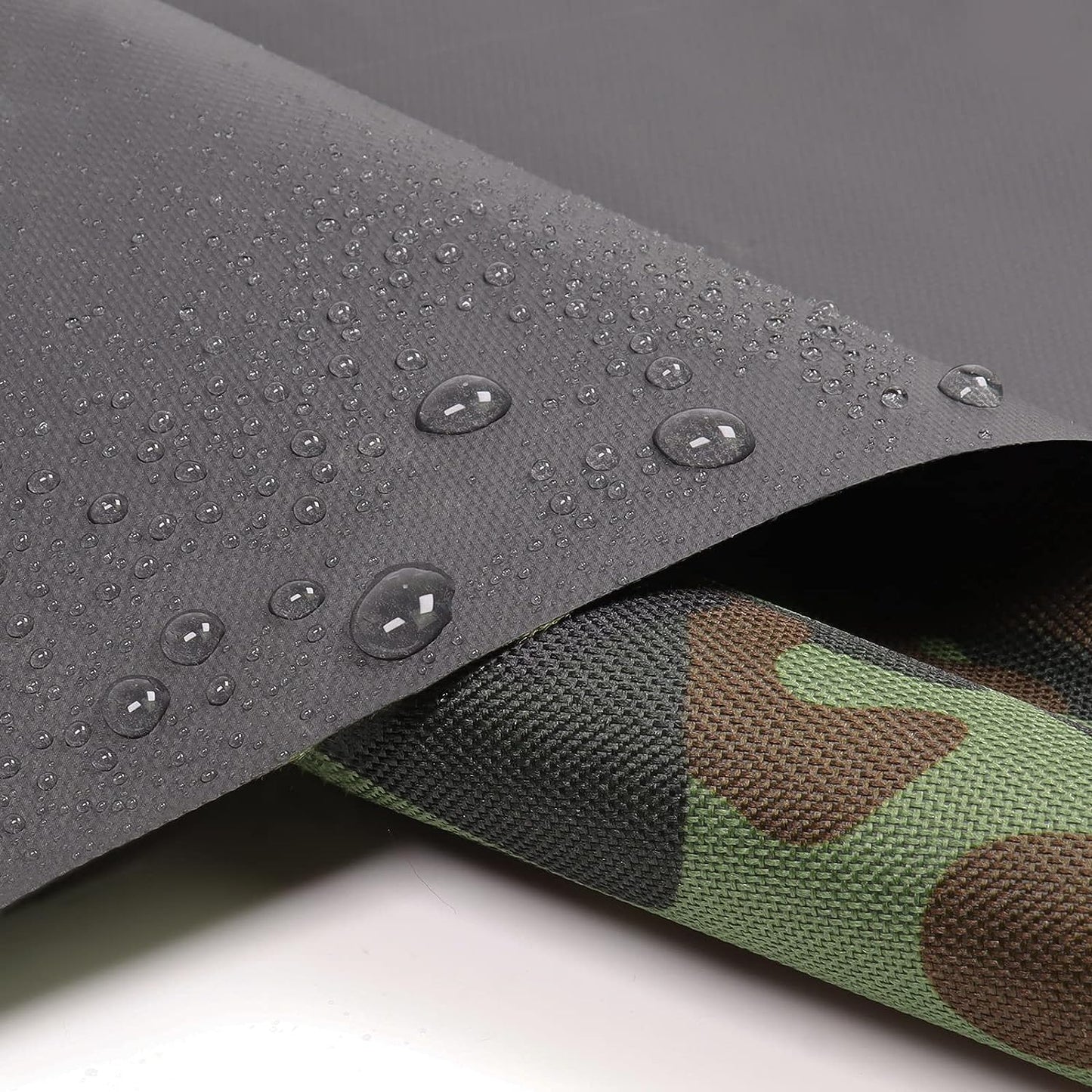 Waterproof Camouflage Canvas Fabric 600Denier Marine Water-Resistant Cordura Material Use for Outdoor/Indoor Cushion Bag Craft Home Decor Boat 60" Wide - Camo-Forest