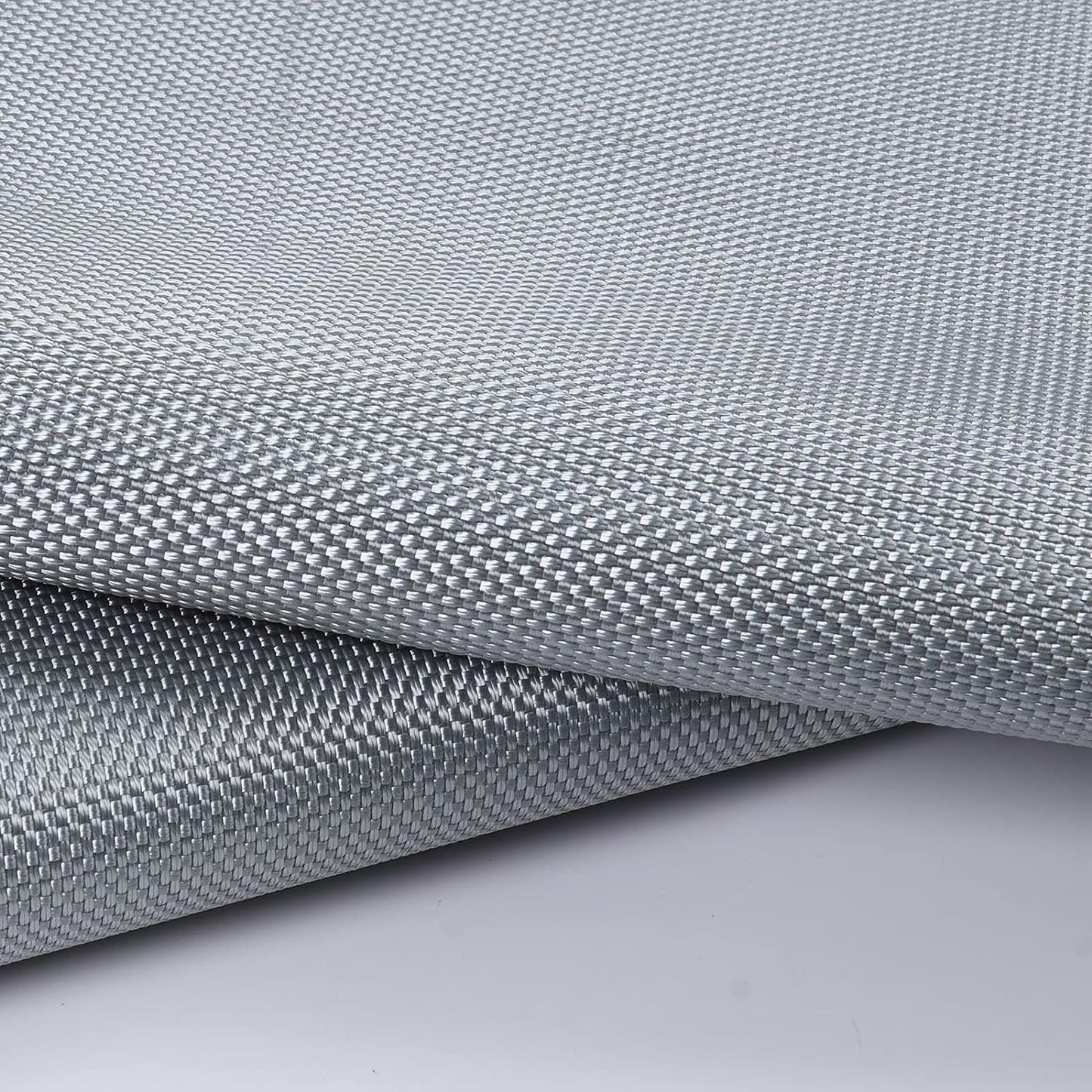 Waterproof Canvas Fabric 1680Denier - 60"W Heavy Duty Marine Awning Fabric(PVC Coated) Water-Resistant Cordura Material for Outdoor/Indoor Boat Tent Cushion Covering 60" Wide (Silver)