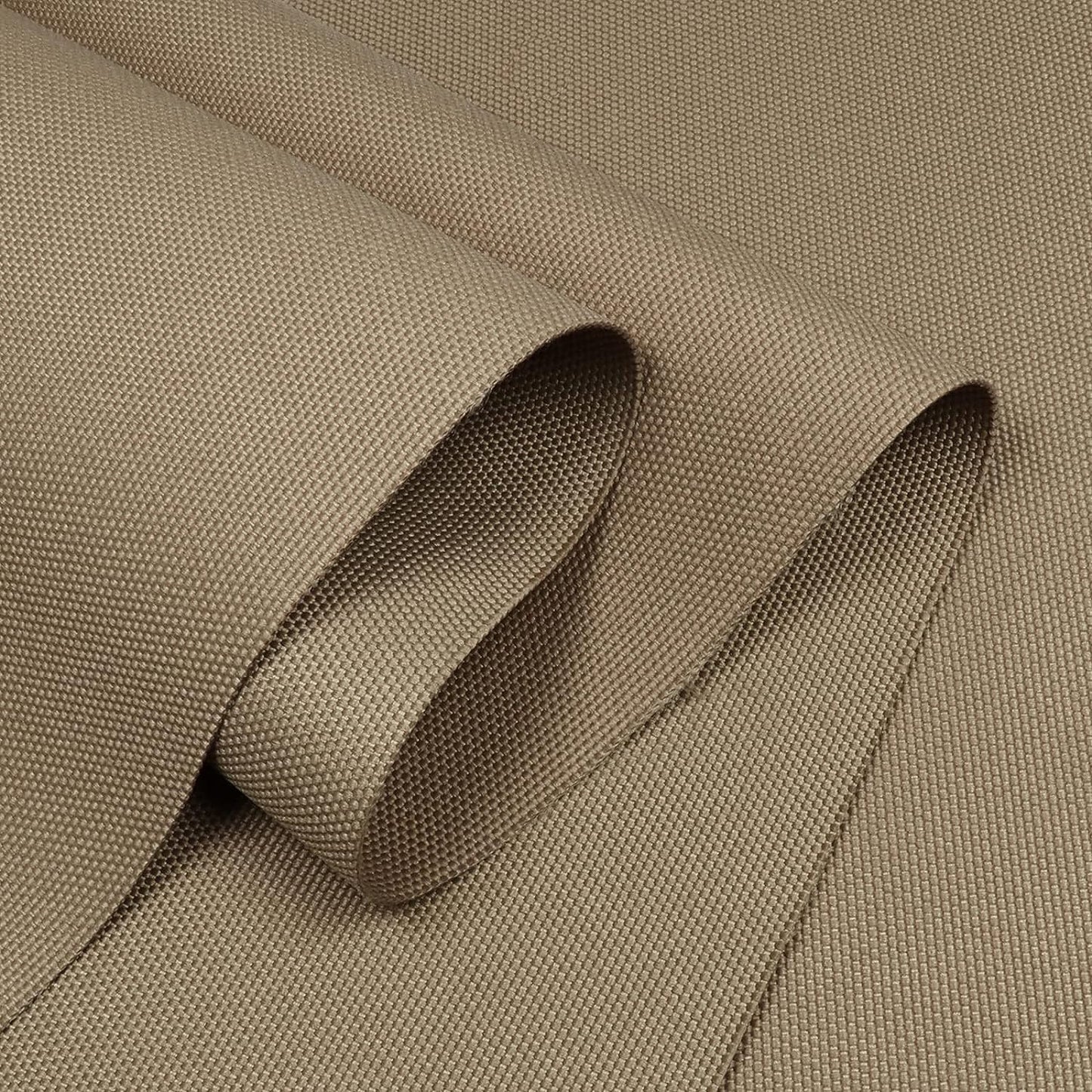 Waterproof PU Backing Canvas Fabric, Soft 1680 Denier Heavy Duty Canvas Cordura Fabric for Outdoor/Indoor, DIY Craft, Awning, Marine, Tent, Bags, Upholstery, 60"Wide, Sold by The Yard(Khaki)