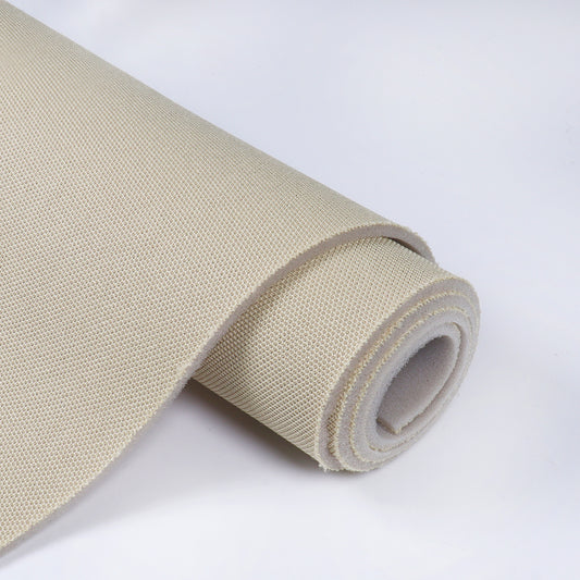 Headliner Fabric with Foam Backing Material Mesh Breathable Car Roof Headliner Fabric for Automotive/Home Replacement Repair DIY 48" Wide Beige