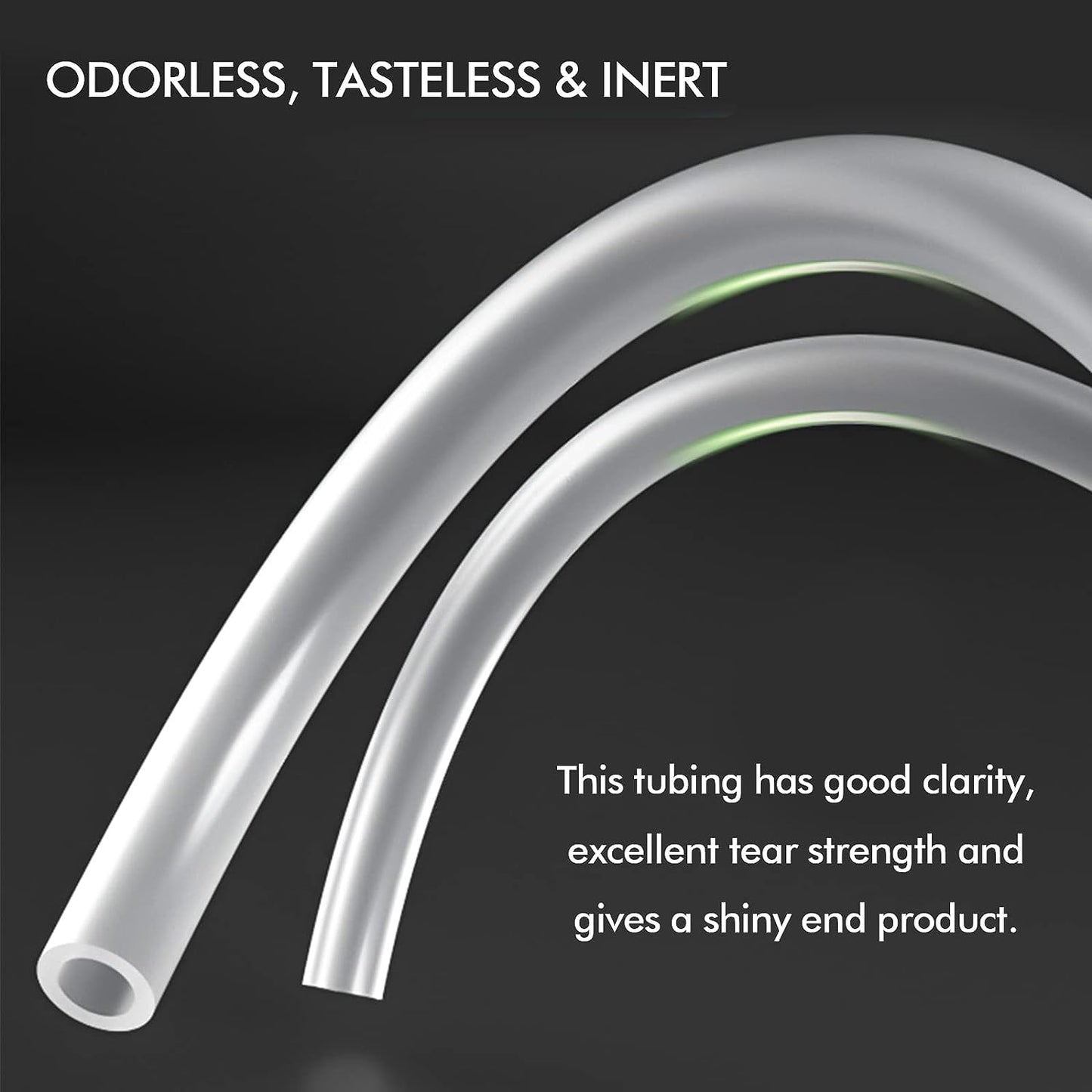 High Temp Silicone Tubing,1/2"ID and 3/16"ID Food Grade Silicone Hoses,Flexible & odorless for Home Brewing,Beer Line,Aquaponics ect