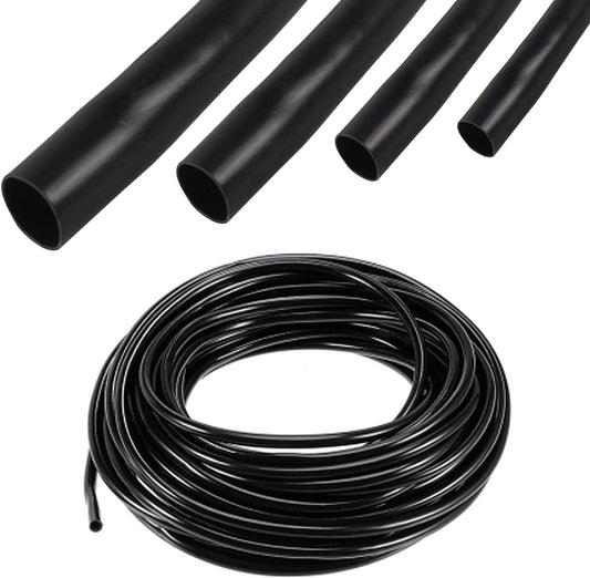 Black PVC Sleeve Insulation Electrical Wire Harness Tubing Management Flame Retardant ,UV-Proof,Waterproof,Protective