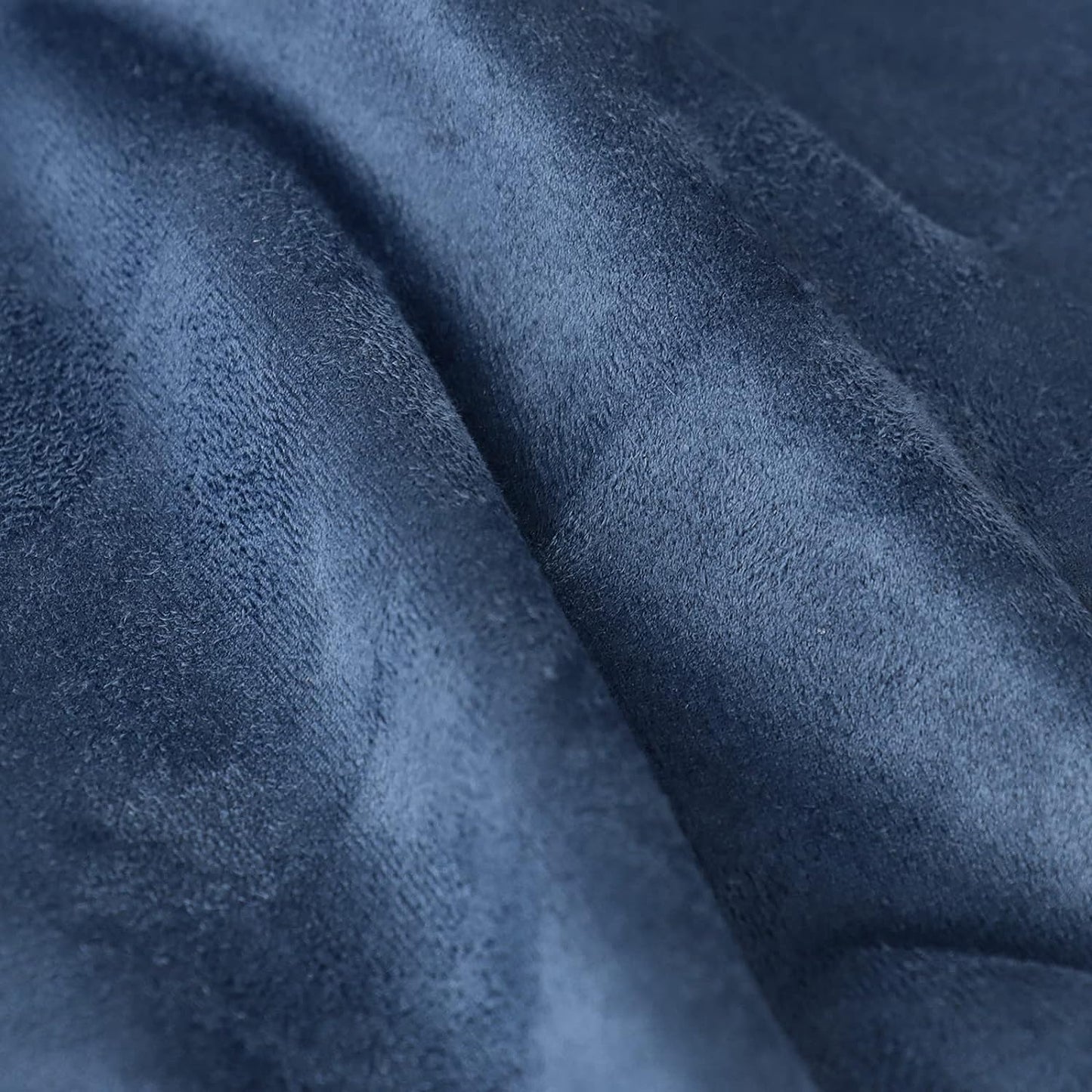 Suede Fabric by The Yard - Soft Ventilation Synthetic Suede Fabric(Double Side) for Car Headliner, Cushion, Boats, Home Décor&DIY 60inch Wide - Dusty Blue