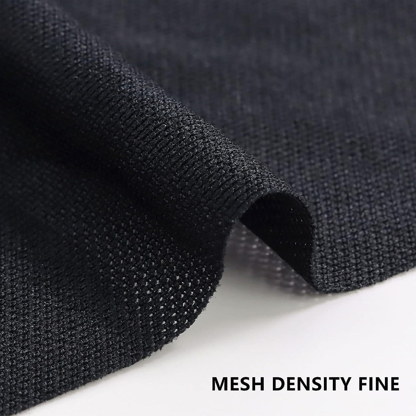 Stereo Mesh Fabric 1yard, Sound Transmission Speaker Grill Cloth, Acoustically Transparent for Protection Multi-Purpose Hall Studio Stage Speakers Black