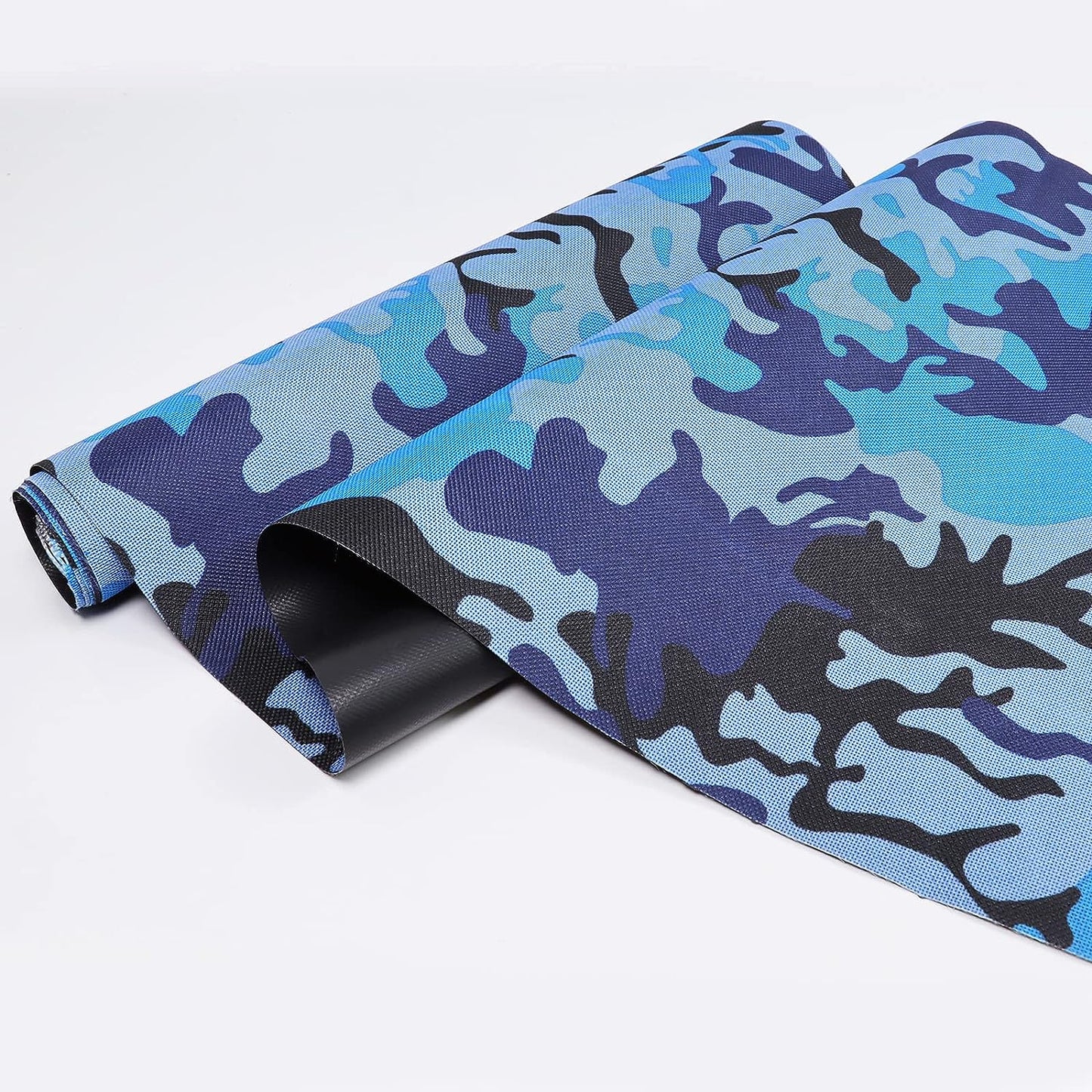 Waterproof Camouflage Canvas Fabric 600Denier  Marine Water-Resistant Cordura Material Use for Outdoor/Indoor Cushion Bag Craft Home Decor Boat 60" Wide - Camo-Navy