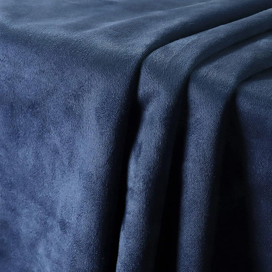 Suede Fabric by The Yard - Soft Ventilation Synthetic Suede Fabric(Double Side) for Car Headliner, Cushion, Boats, Home Décor&DIY 60inch Wide - Dusty Blue