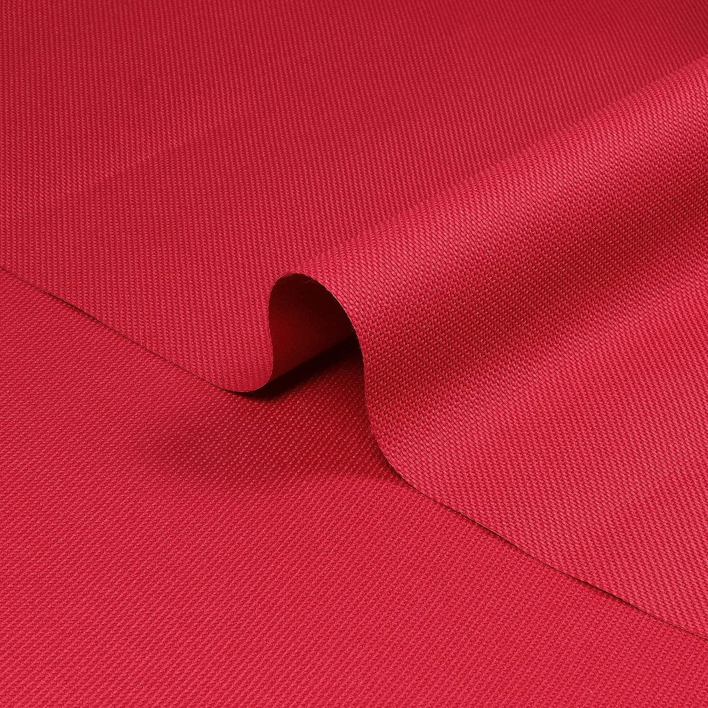 Waterproof Canvas Fabric 600D Marine Awning Outdoor Fabric Cordura Water-Resistant Material PVC Backing for Sunbrella Tent Cushion Boat 60in Wide - Red