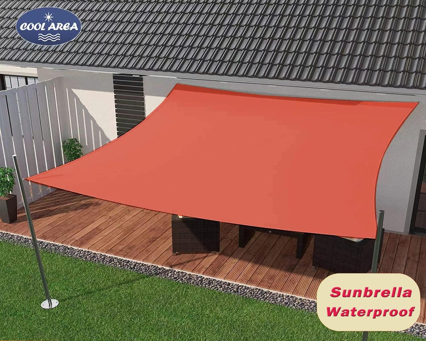 Waterproof Canvas Fabric 600D Marine Awning Outdoor Fabric Cordura Water-Resistant Material PVC Backing for Sunbrella Tent Cushion Boat 60in Wide - Red