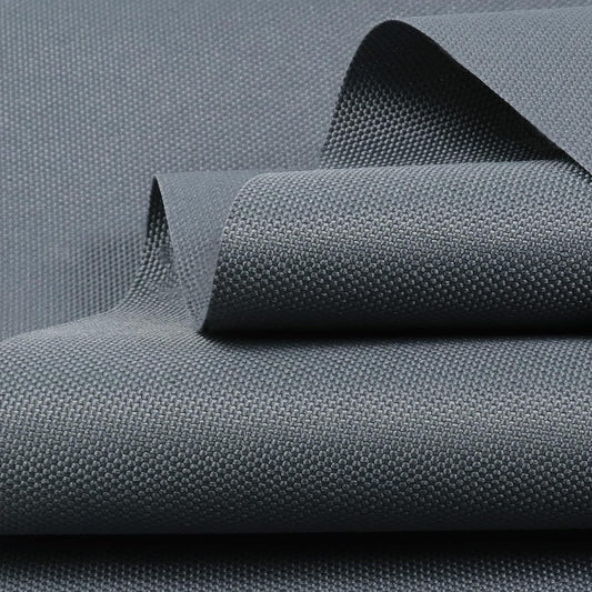 Waterproof Canvas Fabric 600D Marine Awning Outdoor Fabric Cordura Water-Resistant Material PU Backing for Sunbrella Tent Cushion Boat 60in Wide - Gray