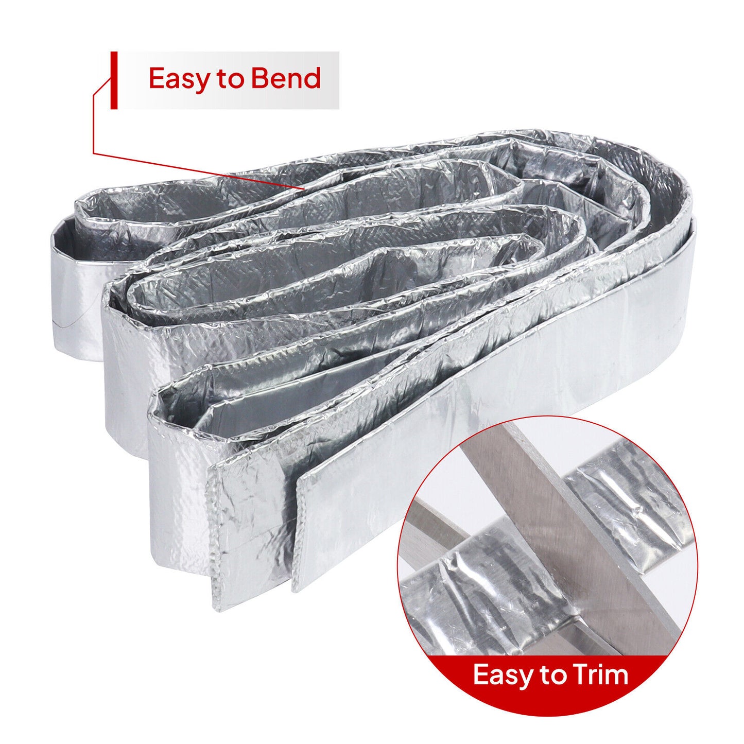 Car Aluminized Sleeving Heat Sheathing Roll for Brake Cable/Fuel Line/Spark Plug